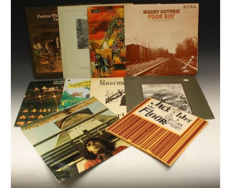 Vinyl Records - LP's (Folk, World, &amp; Country) including Far Canadian Fields - LEE 4057; Jack Elliott, Jack Takes the Floo
