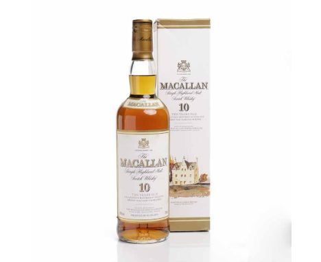 MACALLAN 10 YEARS OLD
Highland Single Malt Scotch Whisky. Exclusively matured in selected sherry oak casks from Jerez, Spain.