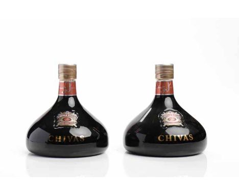 CHIVAS JAMES & JOHN BLEND (2)
Blended Scotch Whisky, labelled for the Asian market. 70cl, 40% volume.
2 bottles