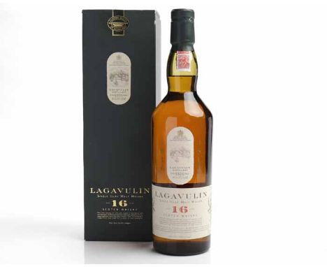 LAGAVULIN AGED 16 YEARS - WHITE HORSE BOTTLING
Islay Single Malt Scotch Whisky. Produced by White Horse Distillers Ltd., Glas