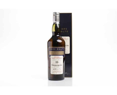 TEANINICH 1972 RARE MALTS AGED 23 YEARS
Single Malt Scotch Whisky. Limited edition. Bottle No. 0812. 75cl, 54.95% volume, in 