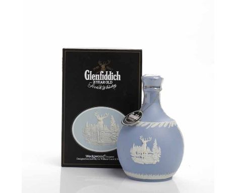 GLENFIDDICH 21 YEARS OLD WEDGWOOD DECANTER
Single Malt Scotch Whisky. 700ml, 43% volume, in presentation box with certificate