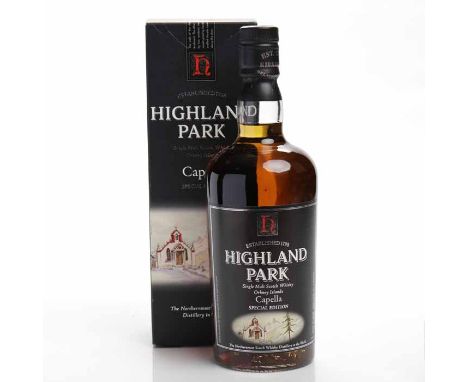 HIGHLAND PARK CAPELLA
Single Malt Scotch Whisky. Special edition. 70cl, 40% volume, in carton. 