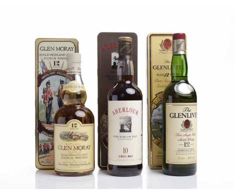 ABERLOUR 10 YEARS OLD
Highland Single Malt Scotch Whisky. Distilled and bottled in Scotland by Aberlour Glenlivet Distillery 