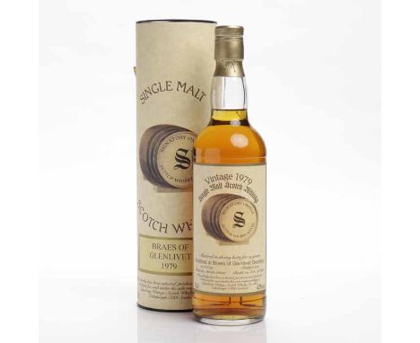 BRAES OF GLENLIVET 1979 SIGNATORY AGED 15 YEARS
Single Malt Scotch Whisky. Distilled 6th June 1979, matured in sherry butt No