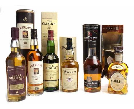 ROYAL BRACKLA
Highland Single Malt Scotch Whisky. 70cl, 40% volume.
INVEREY AGED 12 YEARS
Highland Single Malt Scotch Whisky.