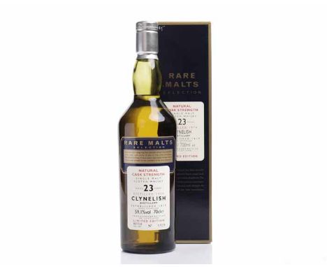 CLYNELISH 1974 RARE MALTS AGED 23 YEARS
Single Malt Scotch Whisky. Limited edition. Distilled 1974, bottled May 1998. Bottle 