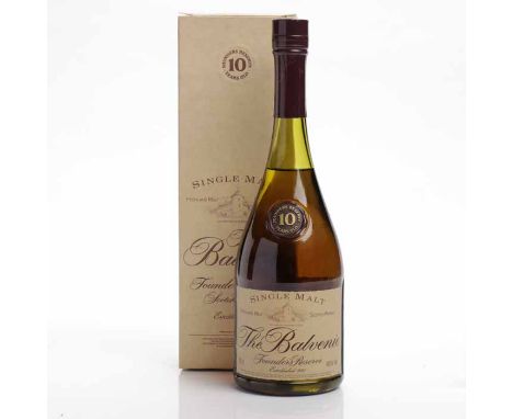 THE BALVENIE FOUNDER'S RESERVE
Highland Single Malt Scotch Whisky in older style tall bottle. 70cl, 40% volume, with leaflet,