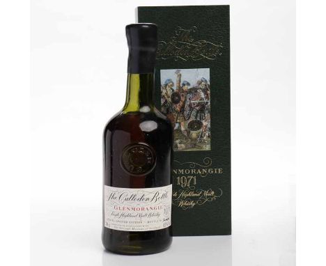 GLENMORANGIE THE CULLODEN BOTTLE 1971
Highland Single Malt Scotch Whisky. Special limited edition, bottle no. 2465 of 2500. P