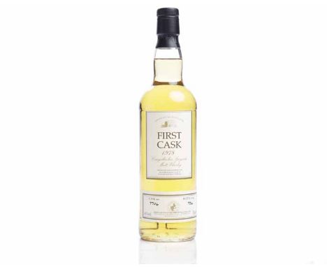 CRAIGELLACHIE 1978 FIRST CASK 16 YEARS OLD
Speyside Single Malt Scotch Whisky. Distilled 11th October 1978. Cask No. 89/589/4