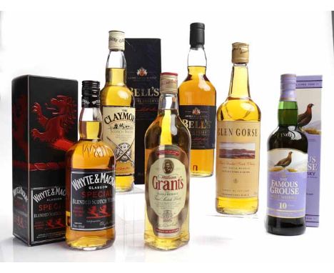 GLEN GORSE
Blended Scotch Whisky by Kingsland Wines & Spirits, Manchester. 70cl, 40% volume. 
WHYTE & MACKAY SEPCIAL DOUBLE L