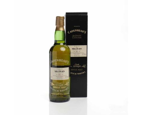 MILLBURN 1983 CADENHEAD'S AUTHENTIC COLLECTION AGED 11 YEARS
Highland Single Malt Scotch Whisky. Distilled October 1983 and b