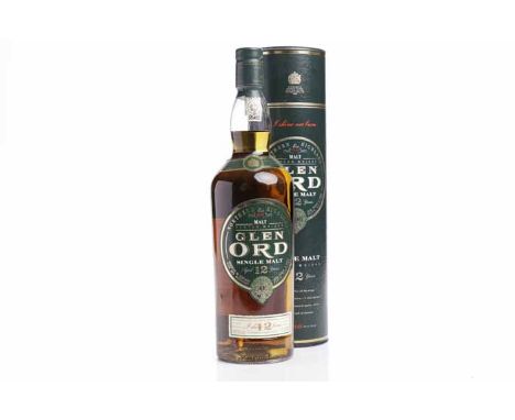 GLEN ORD AGED 12 YEARS
Single Malt Scotch Whisky. 1L, 40% volume, in tube. 