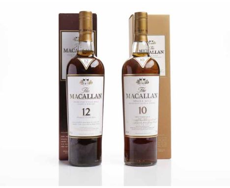 MACALLAN 12 YEARS OLD
Highland Single Malt Scotch Whisky. Exclusively matured in selected sherry oak casks from Jerez, Spain.