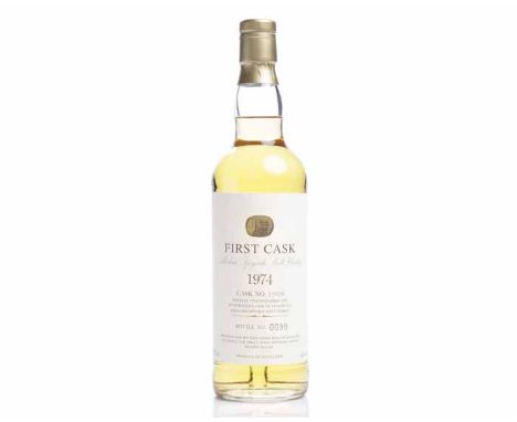 ABERLOUR 1974 FIRST CASK 19 YEARS OLD
Speyside Single Malt Scotch Whisky. Distilled 27th September 1974. Cask No. 11020, bott