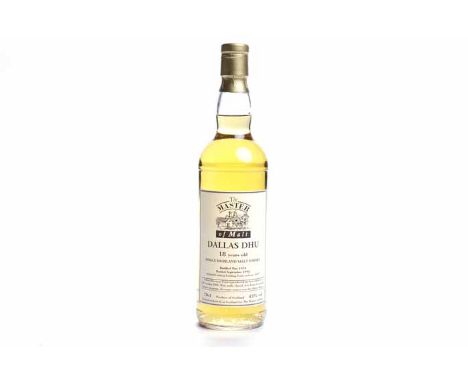 DALLAS DHU 1974 18 YEARS OLD
Highland Single Malt Scotch Whisky. Limited edition. Distilled May 1974, matured in cask No. 149