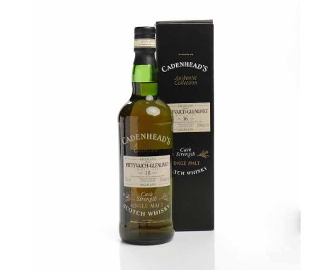 PITTYVAICH-GLENLIVET 1977 CADENHEAD'S AUTHENTIC COLLECTION AGED 16 YEARS
Highland Single Malt Scotch Whisky. Distilled Septem