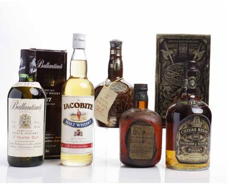 BALLANTINE'S AGED 17 YEARS
Blended Scotch Whisky. 75cl, 43% volume, in carton. 
CHIVAS BROTHERS ROYAL SALUTE 21 YEARS OLD - B