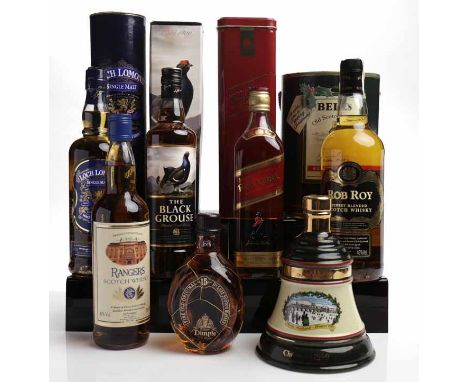 THE BLACK GROUSE
Blended Scotch Whisky. A marriage of peated malt scotch whiskies and The Famous Grouse. 70cl, 40% volume, in