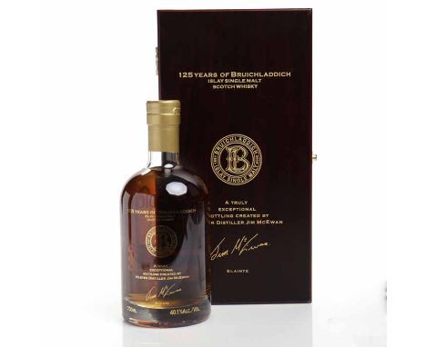 BRUICHLADDICH 125TH ANNIVERSARY 35 YEAR OLD
Highland Single Malt Scotch Whisky. Bottle no. 352 of 2502. A 1970 Vintage mature