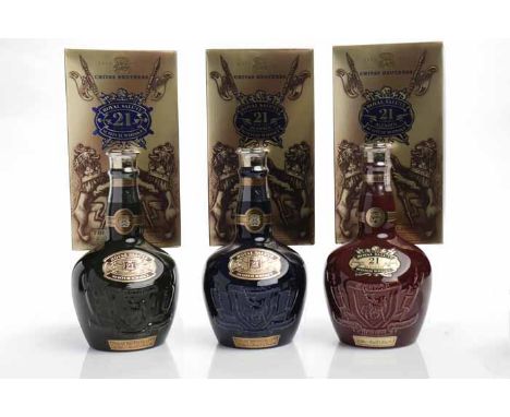 CHIVAS BROTHERS ROYAL SALUTE 21 YEARS OLD - SAPPHIRE
Blended Scotch Whisky. 70cl, 40% volume, in Wade ceramic decanter, felt 