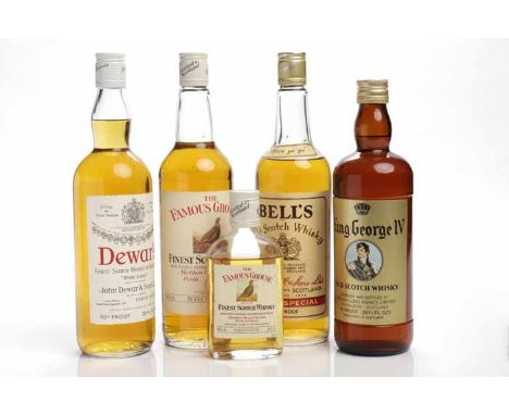 KING GEORGE IV
Blended Scotch Whisky. Blended and bottled by The Distillers Agency Limited, Edinburgh. 26 2/3 fl.oz, 70° proo