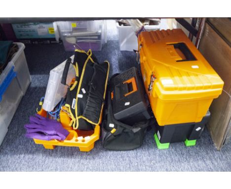 QUANTITY OF TOOLS (AS NEW), TOOL BOXES, TOOL BAGS ETC....