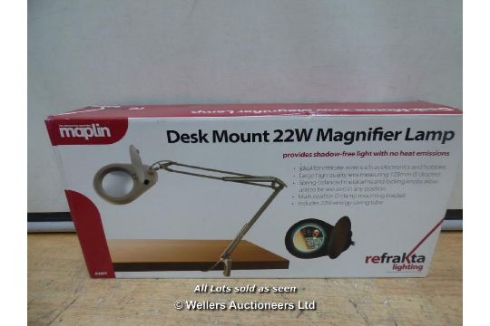 desk magnifier with led lighting