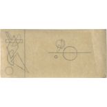 Bauer, Rudolf: Prison Drawing (Geometrische Komposition)