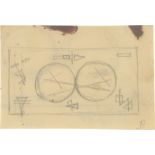 Bauer, Rudolf: Prison Drawing (Geometrische Komposition)