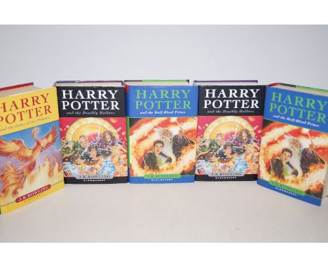 5 Harry Potter First Edition Books