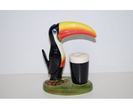 Carlton Ware Toucan Lamp Base. Height 21cm