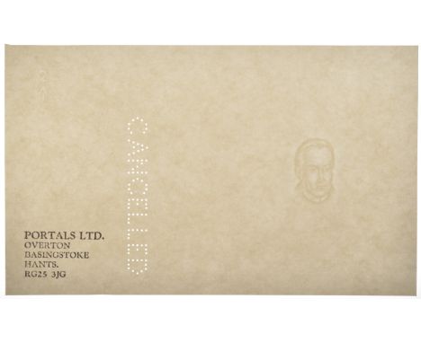 An interesting group of Portals watermarked paper showing various portraits including, Abraham Lincoln, Sir Walter Scott, Mex