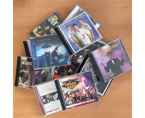 Music collection of signed CD sleeves complete with discs, 12 in total. Titles include Andrew Hubbard; Romantic Classics, Sam