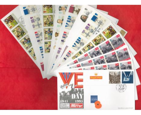 Military Collection of 22 Unsigned, Military Related FDCs, With Stamps and Postmarks. Covers Include Gallantry Royal Mail FDC