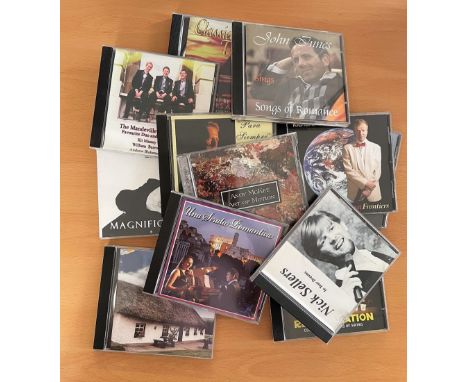 Music collection of signed CD sleeves complete with discs, 12 in total. Titles include Chris Deans Syd Lawrence Orchestra; Re