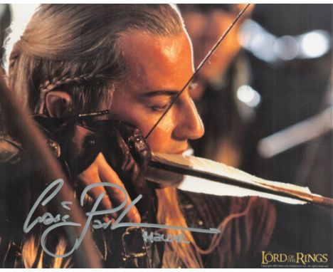 Lord Of the Rings Actor, Craig Parker signed 10x8 colour photograph pictured during his role as Haldir of Lorien. Good condit