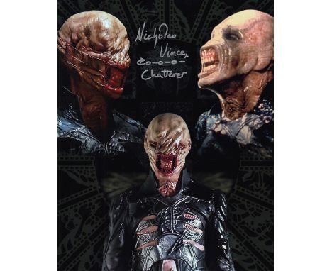 Blowout Sale! Hellraiser Nicholas Vince hand signed 10x8 inch photo. This beautiful 10x8 hand signed photo depicts an exclusi