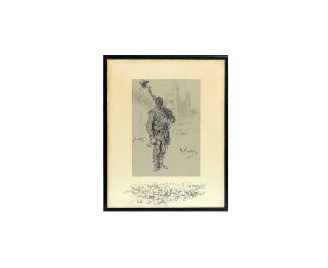 "Snaffles" Charles Johnson Payne (1884-1967)"Wipers",with snaffles-bit blindstamp,hand-tinted lithograph, with printed remarq