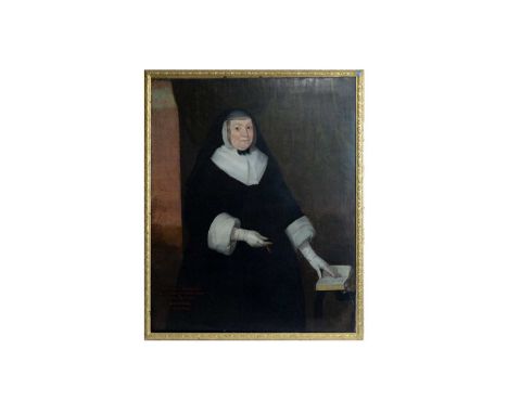 Late 17th Century British SchoolThree-quarter-length portrait of "Dorothy Aldersey, married circa 1620 Sir Henry Capel, Fathe