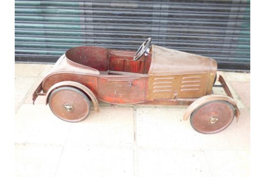 eureka bugatti pedal car