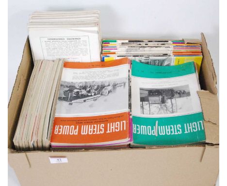 A collection of Light Steam Power Railway magazines, dating from the 1950s - mid-1970s, all in good condition