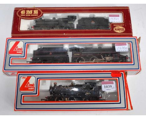 GMR (Airfix) BR black Fowler 0-6-0 goods engine and tender (NM-BNM), Lima BR lined black 'Crab' class engine and tender No. 4