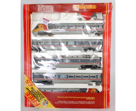 Hornby Advanced Passenger Train pack (G-BP) with unboxed 4-coach Intercity 125 train and a 3 coach white and blue Class 110 D