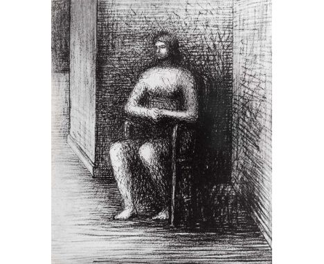 Henry Moore (1898-1986) Seated Figure (Cramer 407-12) V/X, signed and numbered in pencil (in the margin) lithograph 24.5cm x 