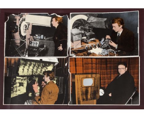 Derek Boshier (b.1937) Invention of Marconi lithograph 62cm x 81cm.