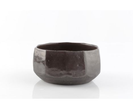 Janet Leach (1918-1997) at Leach Pottery Bowl cut sides  impressed potter's and pottery seals 15cm diameter.