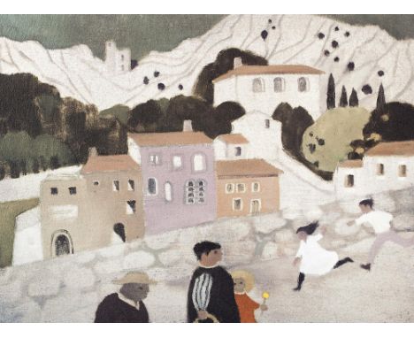 Mary Fedden (1915-2012) Oppede le vieux Archive II, signed and inscribed in pencil (in the margin) lithograph 27cm x 36cm, un