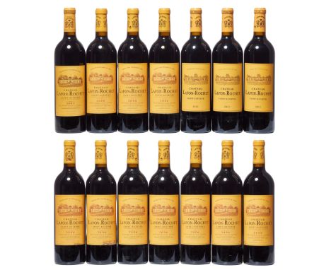 2002 / 2012 Mixed Lot of Château Lafon-Rochet 4eme Cru Classé, Saint-Estephe, Bordeaux, 1 x 75cl (2002), 10 x 75cl (2006), 3 