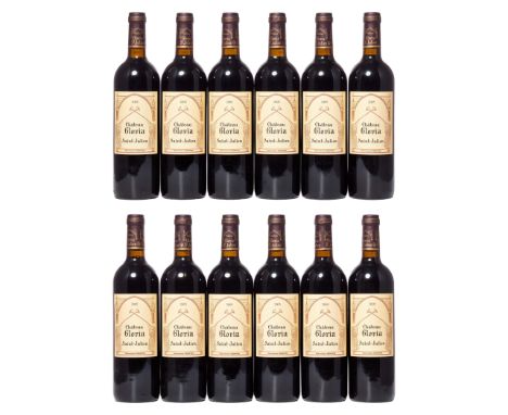2005 Château Gloria, Saint-Julien, Bordeaux, 12 x 75cl (12)Provenance: Property of a Gentleman, previously stored in an under
